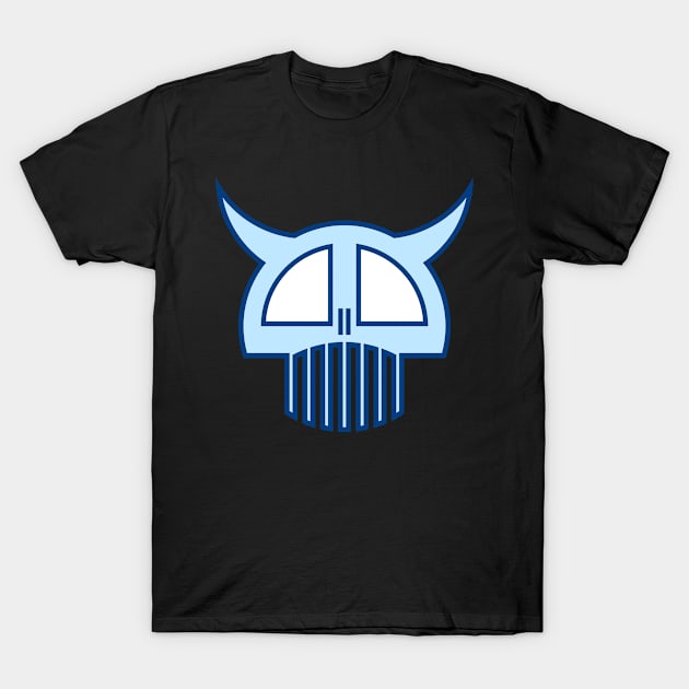 Big Blue Skull T-Shirt by Bongonation